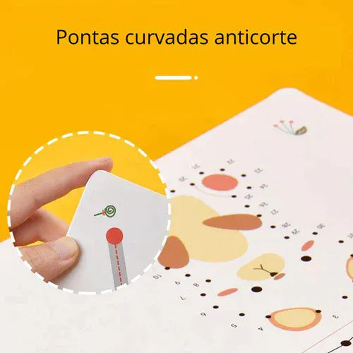 Caderno de Traço e Desenho Infantil MAGICBOOK